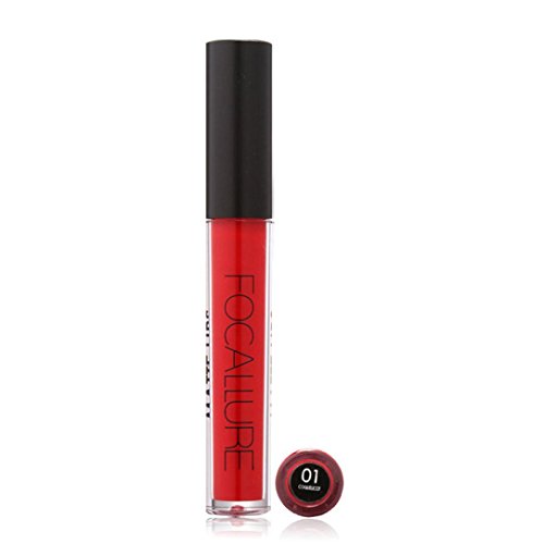 Yogogo Neue Art und Weise Lippenstift Kosmetik Frauen sexy Lippen Metallic Lip Gloss - 4