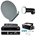 Produktbild Gibertini OP SE Profi Serie 85 cm Alu Sat Antenne + Inverto Black Ultra 0.2 db Single + Medialink Black Panther 1xCX 1xCI PLUS + Megasat 7mm Koaxialkabel 120db 20 Meter