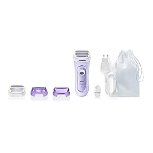 Braun Silk-épil 5 Lady Shaver, 3-in-1 Electric Shaver, Trimmer and Exfoliation System with Trimmer Cap, Wet & Dry , UK 2… - Image 5