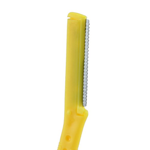 Eyebrow Razor Trimmer Shaper Shaver Yellow