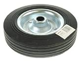 55 mm centro orificio Ancho leisure MART - Rueda de Repuesto con llanta de Acero con Orificio de 200 mm, para la Rueda direccional Frontal del Remolque de la Caravana.Código de Referencia del Fabricante: LMX449.