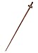 Produktbild Holzstab Thorshammer mit Rabenkopf, ca. 130 cm lang Wanderstab Wanderstock Spazierstock Pilgerstock Echtholz LARP Wikinger
