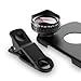 AUKEY Optic Pro Lens, 18MM Wide Angle Cell Phone Camera Lens Kit with iPhone 6/6S Case and Clip, Case for iPhone 6/6S and Clip for Other Smartphones RS.2349.00