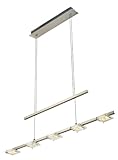 höhenverstellbar Paul Neuhaus Pendelleuchte 5x LED-Board / 4 W / 3000 K Innenleuchte, chrom/nickel IP20 2445-17