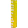 BAMBALIO Yellow Colour Plain Price Label ROLL 10 Rolls x 600 Labels Compatible with All Single Line Labeling Machines