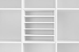 ‎NEW SWEDISH DESIGN Postfach Regaleinsatz für Kallax Expedit Regal Einsatz Papierfach Papierregal Postfach Scrapbooking Papier Fach Aufbewahrung Dokumentenablage Fachteiler für 5 Einzelfächer 33,5 x 33,5 x 38 cm Weiß