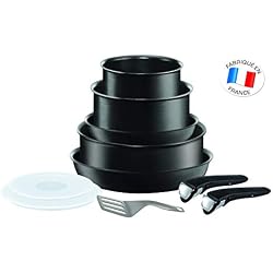 Tefal L6549702 Ingenio Performance Noir Batterie de cuisine 10 Pièces - Tous feux dont induction