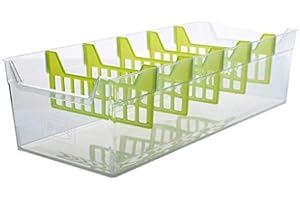 BRANQ HOME ESSENTIAL BranQ Organizer, pudełko do przechowywania przypraw, organizer kuchenny pojemnik do przypraw (przezroczysty)