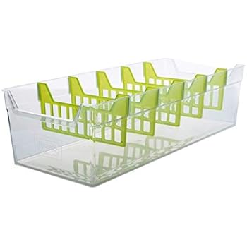 Amazon.de: mDesign 2er-Set Aufbewahrungsbox – stapelbarer Kasten mit 4