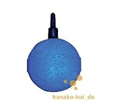 kugel blau glasiert 10 Belüftersteine, kugelförmig, Durchmesser 50 mm, Farbe: blau