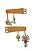 Lollipop Lane Pumpkin And Popsicle Toy Tie Backs