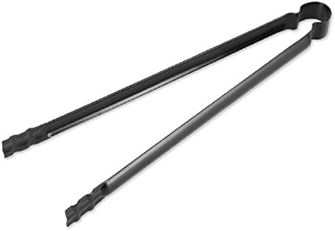 Barbecue Charcoal Tongs BBQ Clip - BUYDirect Outdoor Barbecue Tools Long Carbon Pliers-11 inch Black