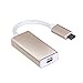Produktbild Tonsee USB 3.1 Typ C zu Mini DisplayPort DP 1080p HDTV Adapterkabel für Macbook (gold)