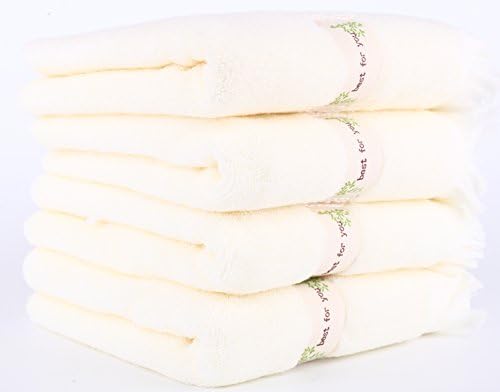 Set of 4 Soft Cotton Large hand towels set ( 36cm x 76cm) - Multipurpose Use for Bath, Hand, Face, Gym and Spa - By YZL Towels
