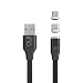 Produktbild OUI POWER Magnetisches Kabel, 2-in-1, Daten- und Ladekabel, USB Typ C + Micro-USB – 2 USB-Adapter Typ C + Micro-USB mitgeliefert – USB-Port wendbar