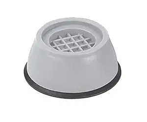 WILLFE Washing Machine Anti Vibration Pads with Suction Cup Feet Washer Feet Dryer Heightening Leveling Anti Walk Support Shock Absorber Furniture Stabilizer Stand for Home, (1 Piece)