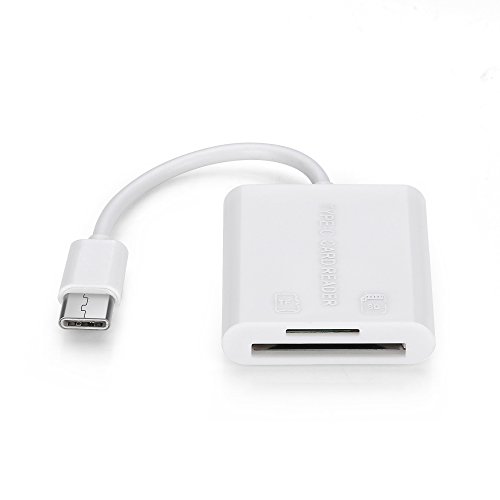 PhoneStar USB Typ C Karteneser SD Adapter Card Reader fÃ¼r Samsung Galaxy S9, S9 Plus, S8, S8 Plus, Macbook Pro, HUAWEI P10, P9, LG, Google Pixel, uvm