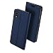 Produktbild Ouneed® Für iPhone XR Hülle Cover, Premium PU Leder Handyhülle [Ultra Slim] Brieftasche-stil Magnetisch Folio Flip Klapphülle Etui Brieftasche Hülle [Karte Halterung] Schutzhülle Tasche Case Cover for iPhone XR (Blau)