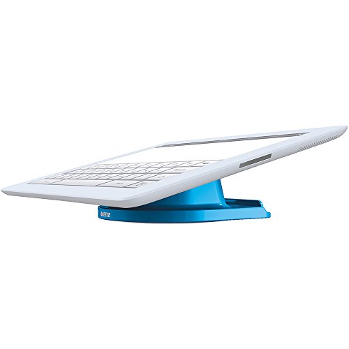 Leitz, Drehbarer Tischständer für iPad/Tablet, Hoch- oder Querformat, Complete, 62741036, metallic blau - 4