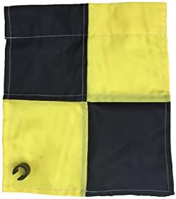 Flags for corner posts with 20mm clip (Yellow / Black)