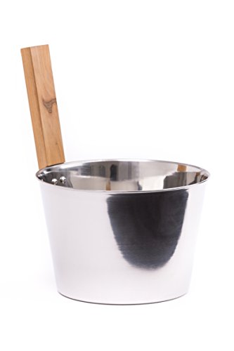 Saunakübel / Saunaeimer - Stahl, 4,2 Liter (Emendo)