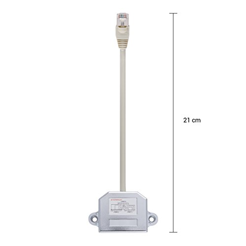kwmobile 2x Netzwerkkabel Splitter Anschlussverdoppler Cat. 5e – RJ45 Stecker auf 2x Rj45 Netzwerk LAN Buchse - 2