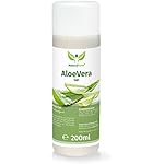 NaturaForte Aloe Vera GEL 200ml - 100% naturrein - Bei trockener / strapazierte Haut - Schnelles Einziehen (Sonnenbrand, Reizungen, Regeneration)