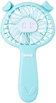 ZHANGRONG- Portable Handheld Mini Fan Personal Electric Cooling Fan USB Rechargeable Battery Powered Desk Fan Strong Airflow For Home & Travel (Color : C)