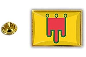 Akachafactory pins pin Badge pin's Metal Broche Pince Papillon Drapeau Auvergne France