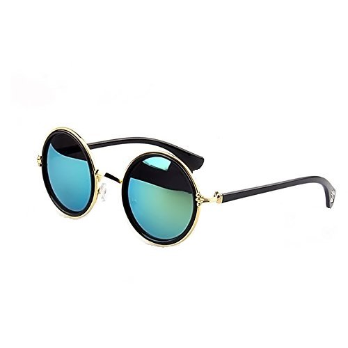 Vococal - 1 par Gafas de Sol Colores Sombras - Lentes de Espejo de Ret