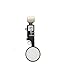 Price comparison product image SMARTEX Homebutton Flex Cable compatible with iPhone 7 Plus - White Home Button