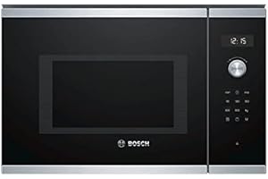 Micro-ondes grill encastrable - BOSCH - BEL554MS0 - Inox - 25 L - 900 W - Grill 1200 W