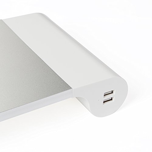 Dazone Ständer für Monitor Laptop Bildschirm Monitorständer Halter Schreibtisch mit 4 USB Ladeanschluss - 5