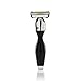 SHAVE-LAB - TWEE - Manual Razor with 4x Razor Blades (P.6+1 - 6 blades + trimmer - for men, black)
