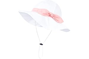 Volicph Baby Sommerhut Mädchen Sonnenhut Kleinkind Strandhut Baby Bucket Hat UPF 50 für Baby Mädchen Säugling Kind Kleinkind