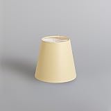 QAZQA Leinen Klemmschirm 12cm rund SC leinen creme , Rund konisch Klemmschirm - 3