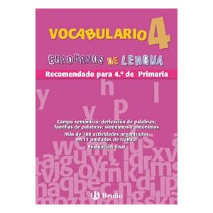 Vocabulario Cuadernos Lengua Primaria/ Vocabulary Elementary School Language Notebooks