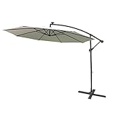 Aus wasser-, UV- und lichtbeständigem Gewebe, rostfreier, pulverbeschichteter Aluminiumrahmen.