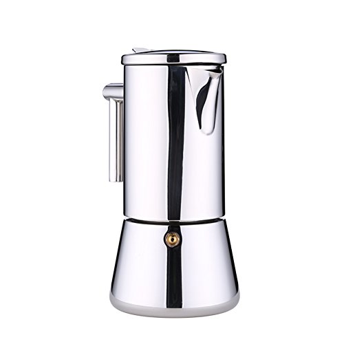 spécifications acier inoxydable Style européen Moka Argenté café pot-B