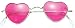 Produktbild Erwachsene 1970s Weihnachten Party Accessoire Hippie Hippy Herzform Brillen Pink