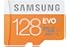 Samsung 128Go Carte M&eacute;moire SDXC UHS-I EVO Micro SD Classe 10 avec adaptateur SD