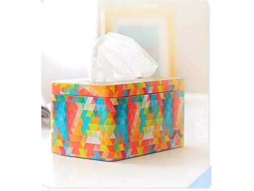 GYPO Car Tissue Box European Style Rectangle Tissue Case Tissue Storage Box for Desk and Toilet(Orange) Hotel Tissue Cover