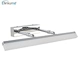 【Vielseltige Montage】-Leistung: 12W. Lichtfarbe: Warmweiß. Lumen: 790LM. Egal ob direkt am Spiegel oder an der Wand, die Nutzung ist vielseitig und einfach.