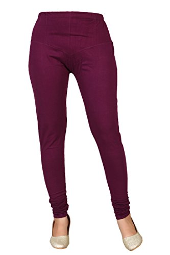 Fashion Cotton Burgundy Free Size Churidar Leggings For Women and Girls RS.299 (81.00% Off) - Amazon