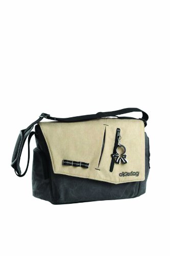 Imagen 2 de Okiedog 24224 Samurai - Bolso para pañales y cambiador, color beige y gris
