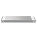Produktbild Monitorständer Aluminium Bildschirm Ständer Erhöhung Bildschirmerhöher Tischaufsatz 27 zoll monitor, imac 27" zubehör Untersatz mit USB Aufladen für Handys Tablet Silber