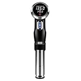 precision cooker chefman Preparación profesional y cocción juteuse: el cocedor Sous Vide puede controlar la temperatura de cocinado a cualquier grado (32 F-203 F) bajo el punto de ebullición de agua. Calienta los alimentos a una temperatura constante y los mantiene, la mejor forma de cocinar las carnes encantadoras en una vida juteuse, sana y deliciosa.