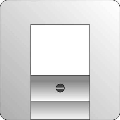 Preisvergleich Produktbild Elso Zentralplatte für Fernmit Anschlussdose TAE REN, perlweiß, 503600