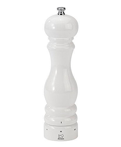 Peugeot Paris Set Pfeffermühle + Salzmühle rot matt / weiß lackiert uselect 27 + 22 cm + Stoffbeutel - 3