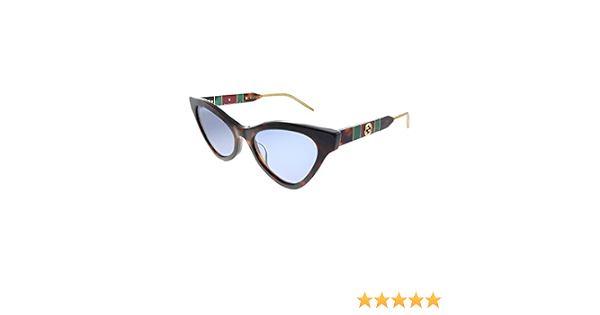 Gucci Occhiali da sole Cateye GG0597S 001 Nero 55mm 0597